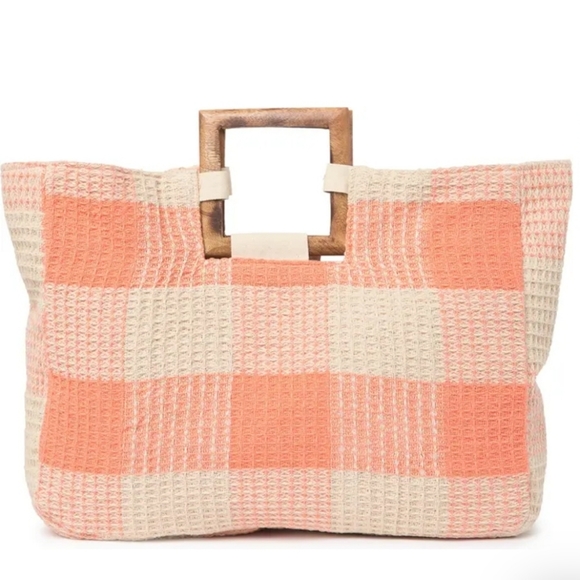 Check Jacquard Satchel - Picture 2 of 9